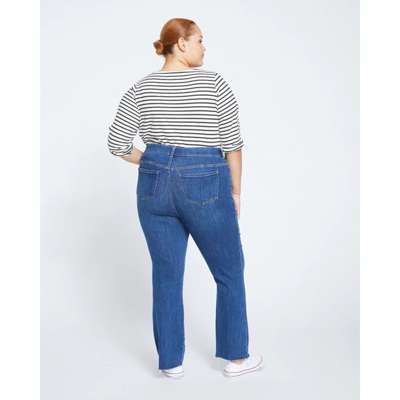 Riviera High Rise Bootcut Jeans - Size 26 - Stonewash Indigo - Picture 4 of 7